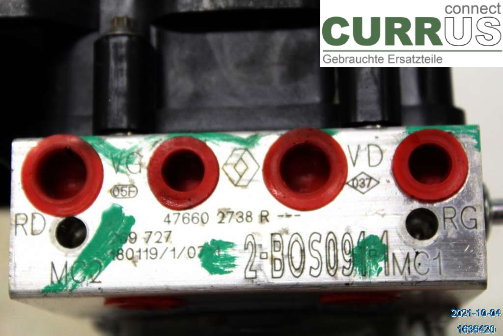 DACIA DUSTER  18- ABS Hydraulic unit 476602916R 1,5 DCI