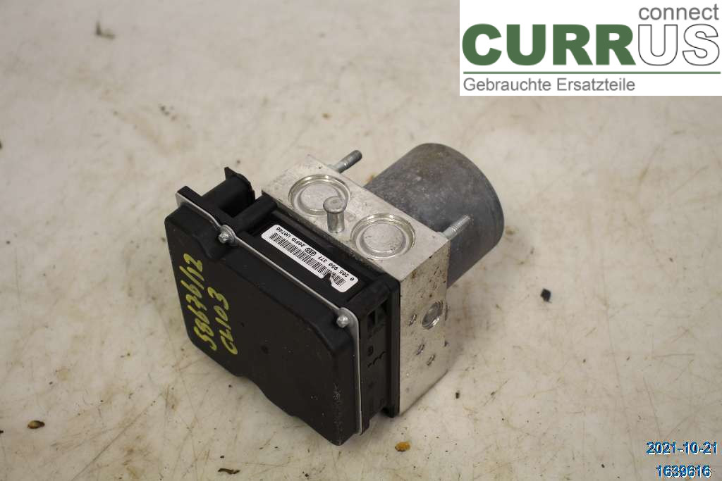 RENAULT CLIO III  09-12 ABS Hydraulic unit 8201128671 1,2 ECO2