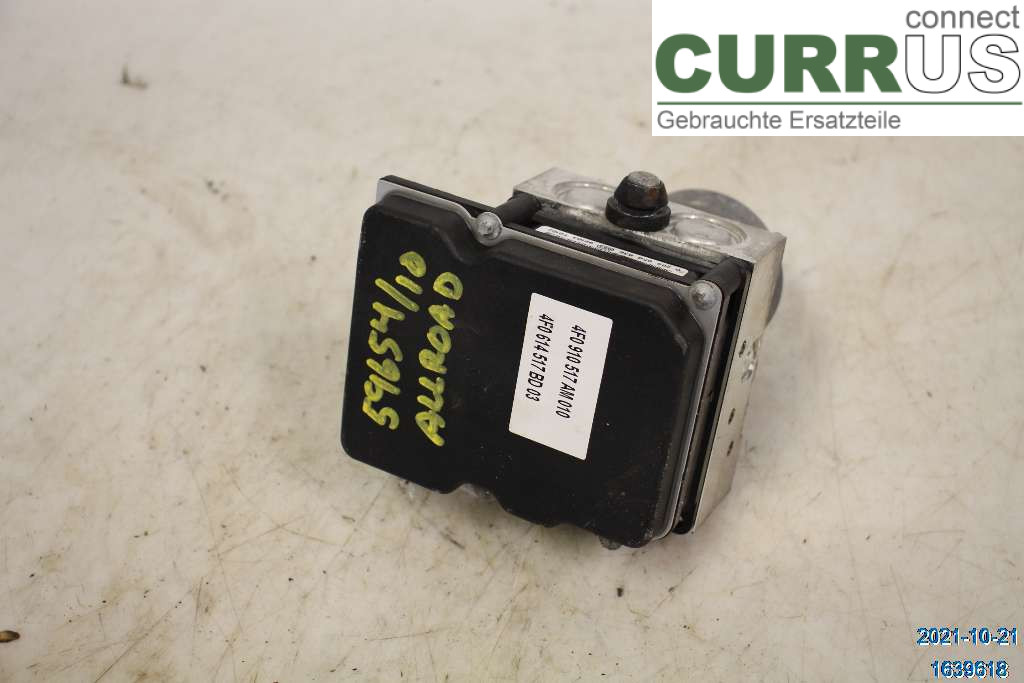 AUDI ALLROAD    06-11 ABS Hydraulic unit 4F0614517BE 3,0 TDI