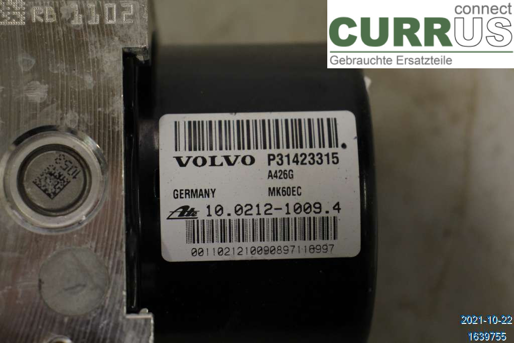 VOLVO V40  CROSS COUNTRY 13-19 ABS-Hydraulikeinheit 31423317 2,0 D