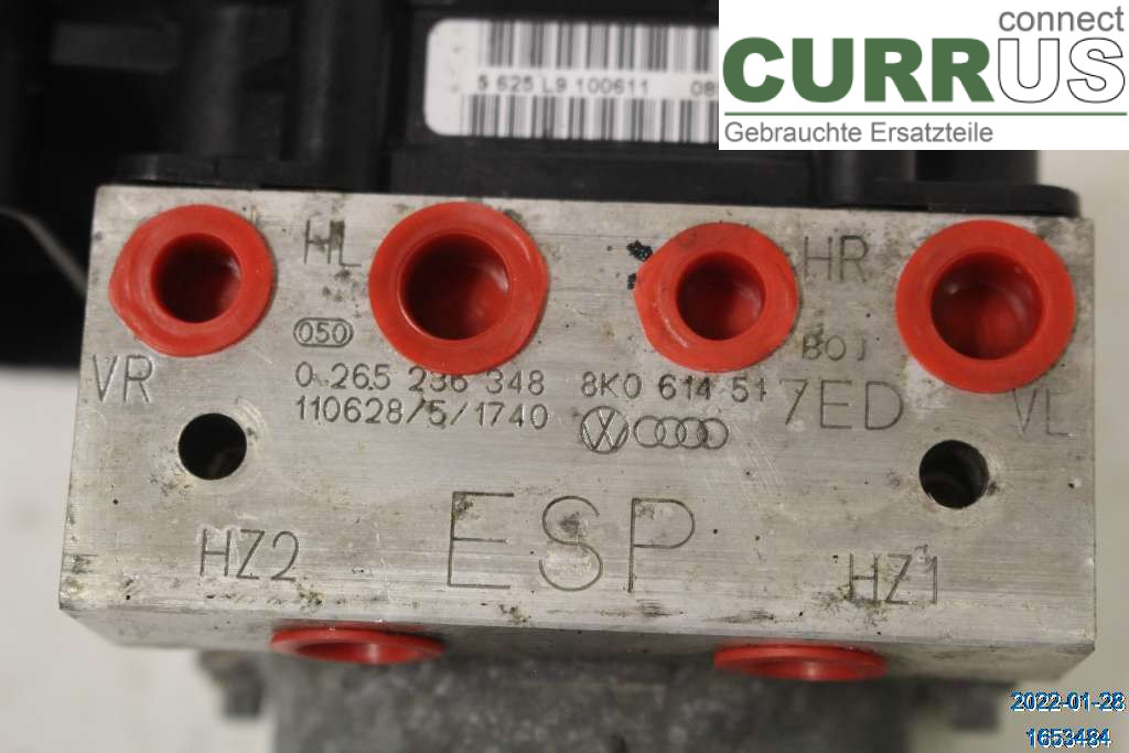 AUDI A4/S4  08-11 ABS Hydraulic unit 8K0614517EK 2,0 TDI CJCB