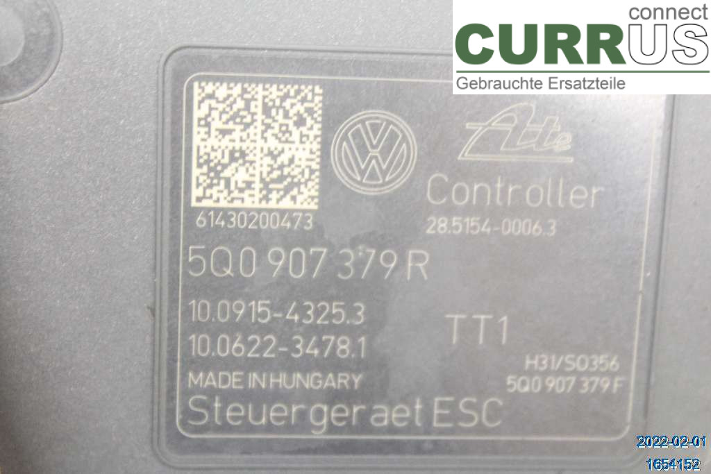 SKODA OCTAVIA  13-20 Unité hydraulique ABS 5Q0614517J 2,0 TDI