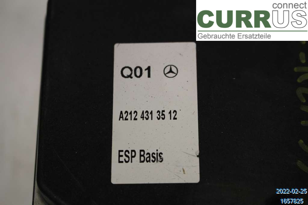 MB E-KLASS (W212) 09-16 ABS Hydraulic unit A2124313612 220 CDI