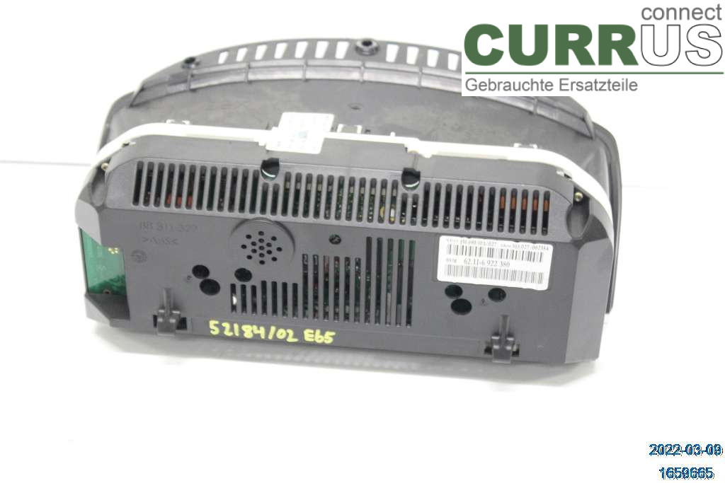BMW 7 E65/66    00-08 Instrument cluster / comb 62119140811 V8 4.4