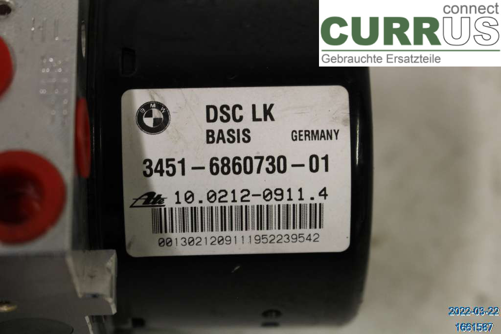 BMW 3 F30/F31/F80    12-19 Unité hydraulique ABS 34512460453 2.0 N47