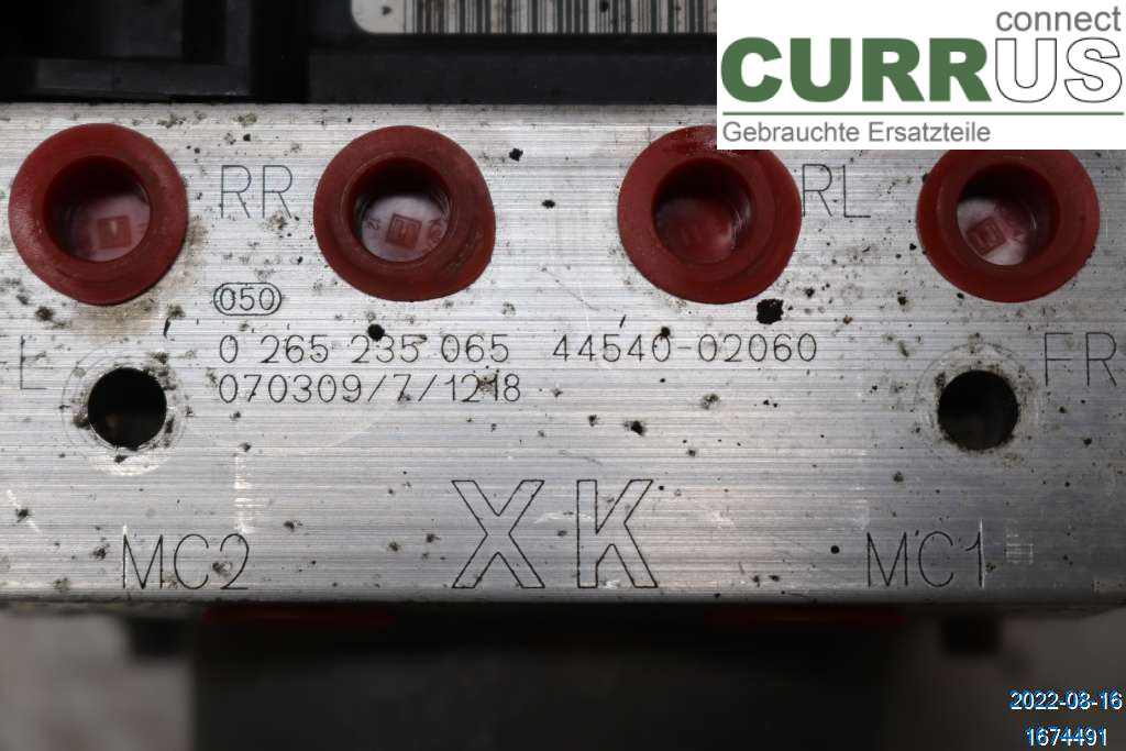 TOYOTA AURIS    07-09 ABS Hydraulic unit 4405002160 1,6