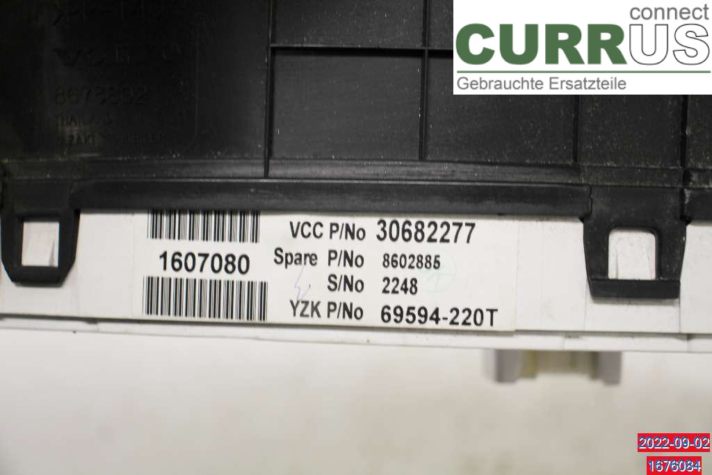 VOLVO S60      05-10 Instrument cluster / comb 36050527 2.4 D
