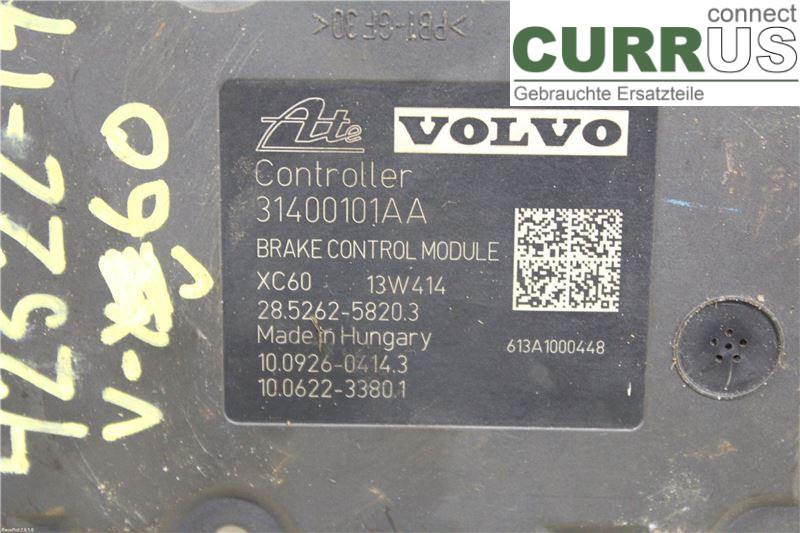 VOLVO V60  14-18 ABS Hydraulic unit 31400546 D4 2.4