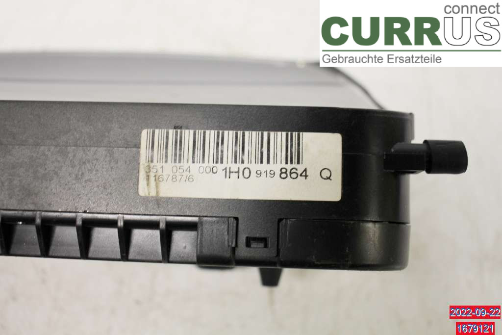 VW GOLF III     92-99 Instrument cluster / comb 1H0919864QX 1,9 TDI