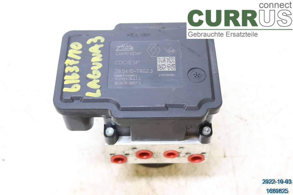 RENAULT LAGUNA III 08-10 ABS Hydraulic unit 476603724R 1,5 DCI