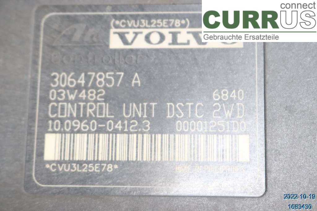 VOLVO S40       04-07 ABS Hydraulic unit 36001319 2,4  B5244S5