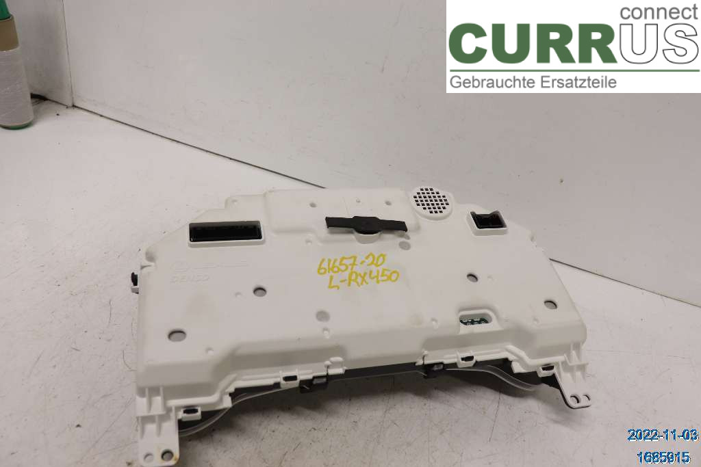 LEXUS RX AL20  16-22 Instrument cluster / comb 838004D360 3,5 V6
