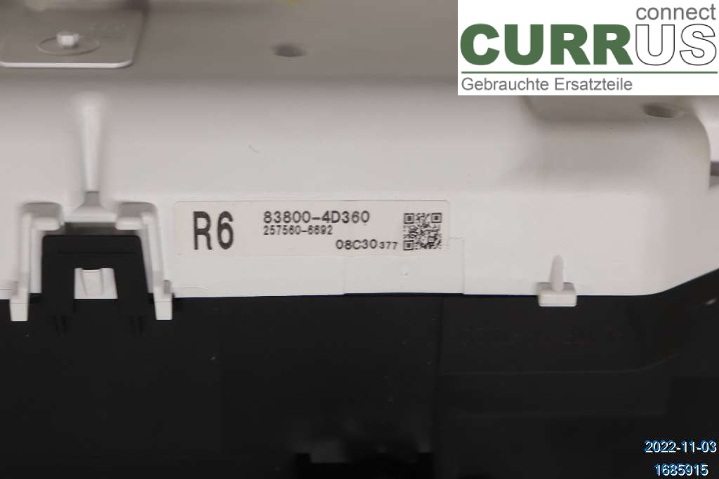 LEXUS RX AL20  16-22 Instrument cluster / comb 838004D360 3,5 V6