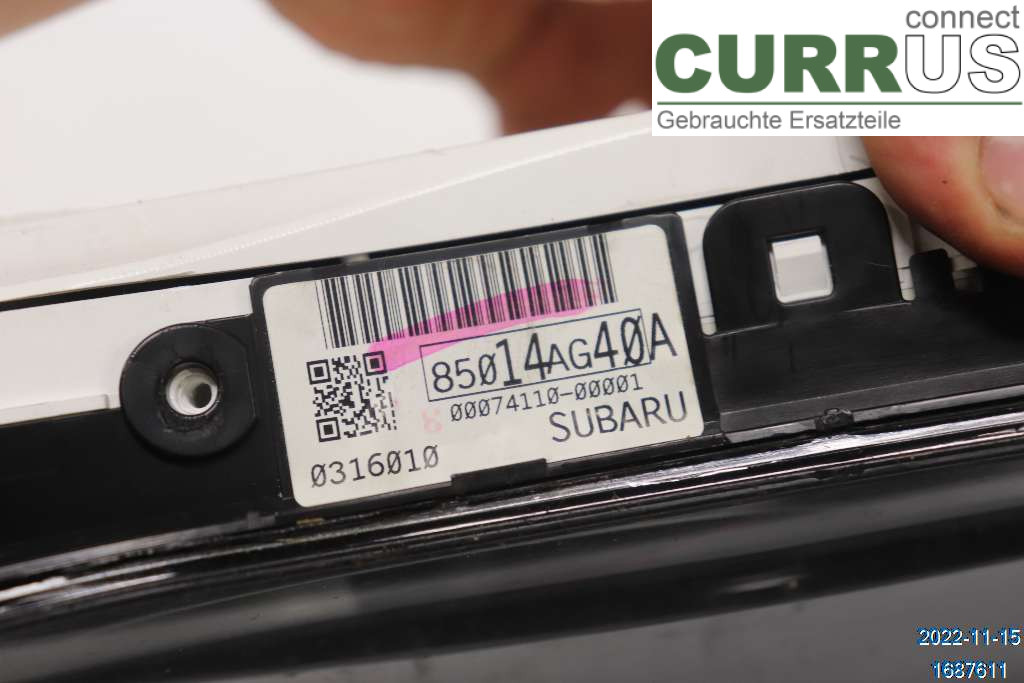 SUBARU OUTBACK   07-09 Instrument cluster / comb 85032AG72A 2,5