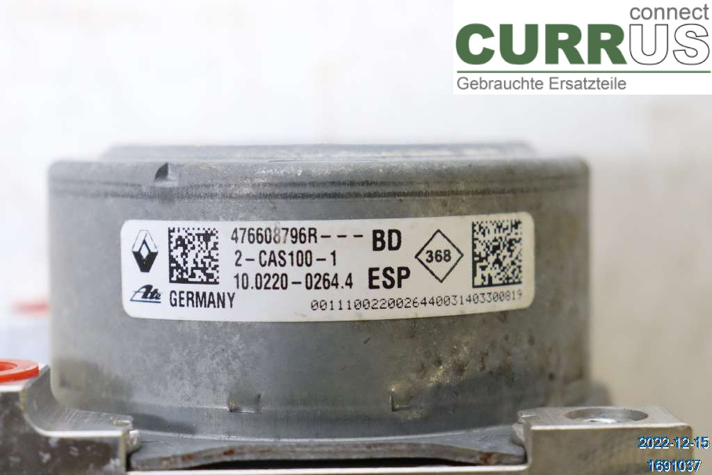 DACIA DOKKER ABS Hydraulic unit 476605737R 1,5 DCI