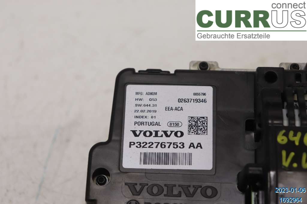 VOLVO V60 CROSS COUNTRY 19- Instrument cluster / comb 36013031 D4 2.0