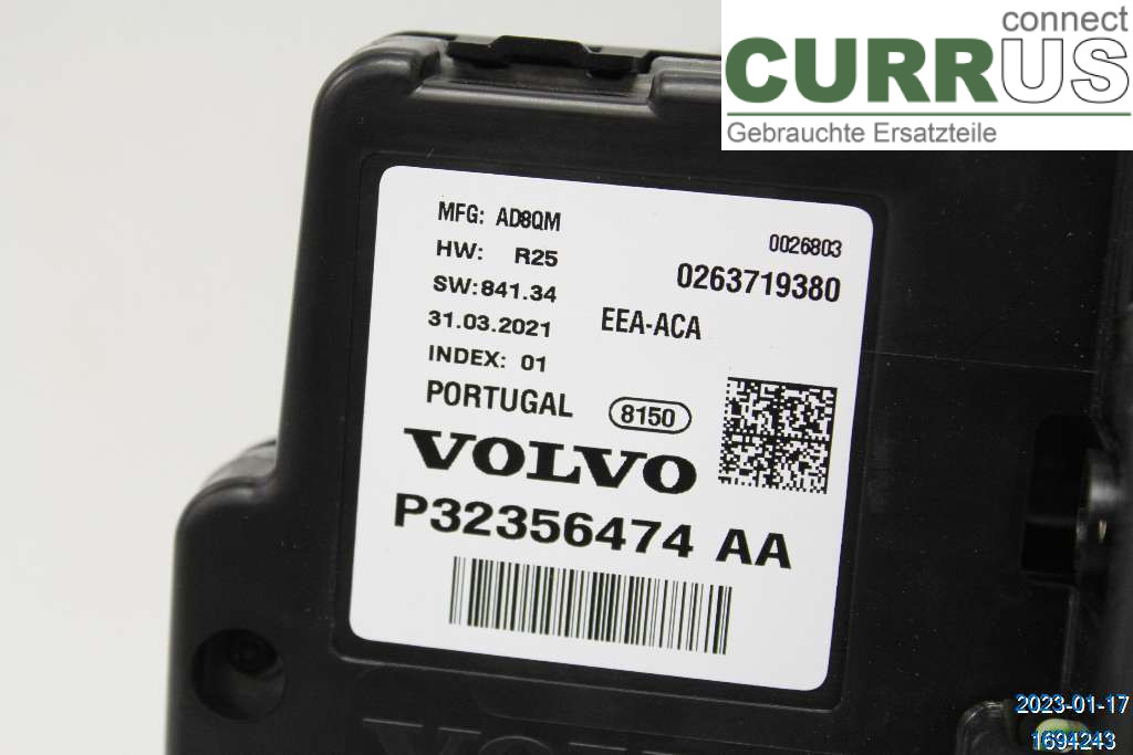 VOLVO V60  19- Instrumentkam 36013031 T6 2.0 Hybrid