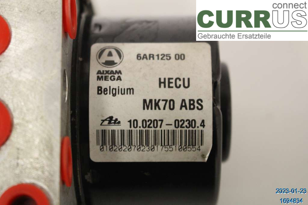 AIXAM COUPE ABS hydraulisk enhed 6AR12500 Z402 + HDI