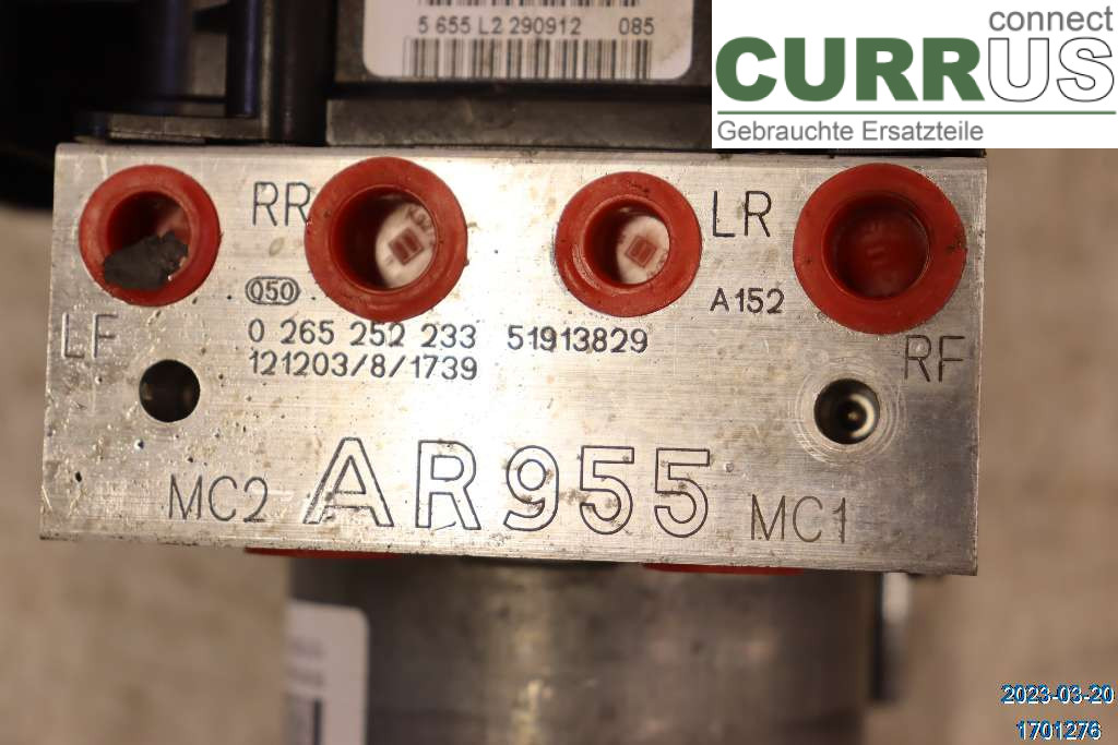 ALFA Mi.To  09-17 ABS Hydraulic unit 71775523 1.4 MultiAir