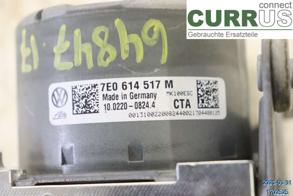 VW TRANSP/CARAVELLE 16- ABS hydraulisk enhet 7E0614517M 2,0 TDI