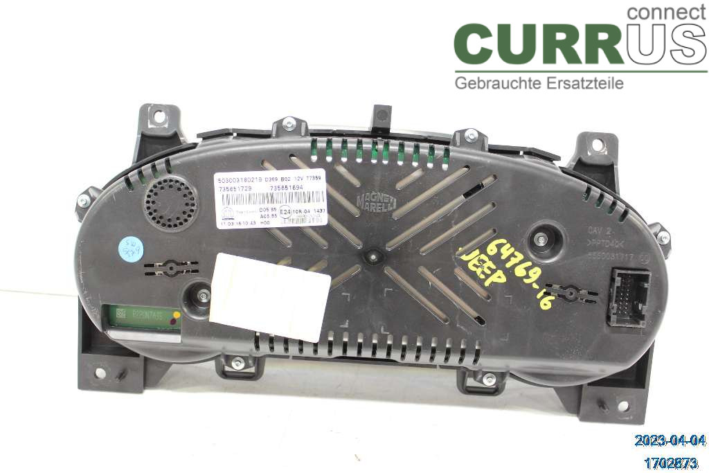 JEEP RENEGADE Bloc instruments / combiné 735675549 2.0