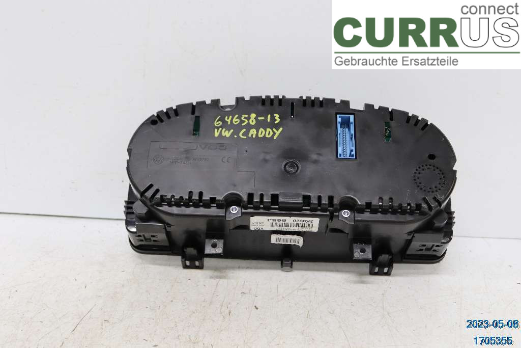 VW CADDY  11-15 Bloc instruments / combiné 2K0920865JX 1.6