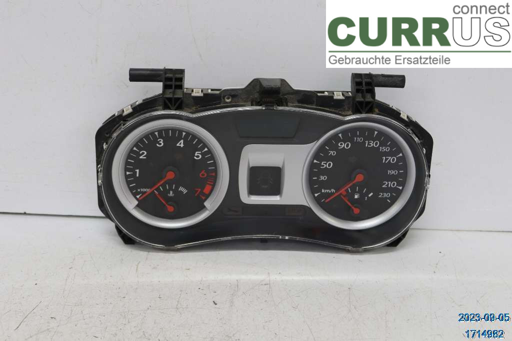 RENAULT CLIO III  09-12 Bloc instruments / combiné 8201031458 1,2 ECO2
