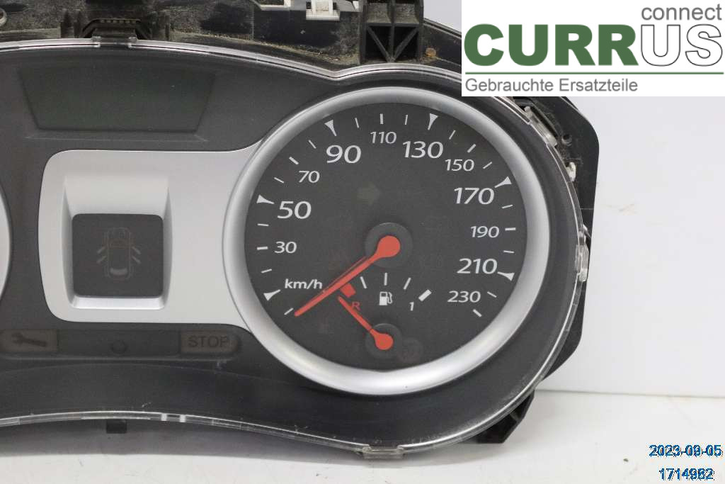 RENAULT CLIO III  09-12 Bloc instruments / combiné 8201031458 1,2 ECO2
