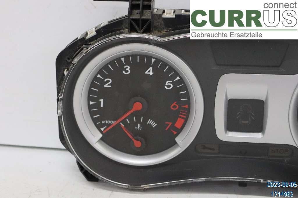 RENAULT CLIO III  09-12 Bloc instruments / combiné 8201031458 1,2 ECO2