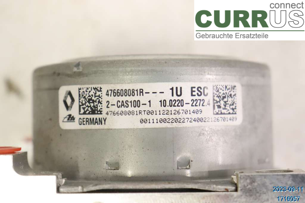 RENAULT EXPRESS Unité hydraulique ABS 476607029R 1.5
