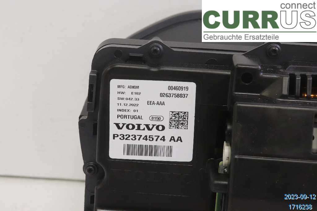 VOLVO XC60  18- Instrument cluster / comb 36011932 2,0I B4204T52