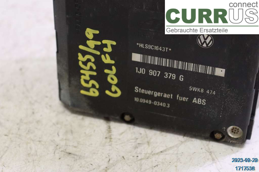 VW GOLF IV     98-06 ABS Hydraulic unit 1J0698117A AKL
