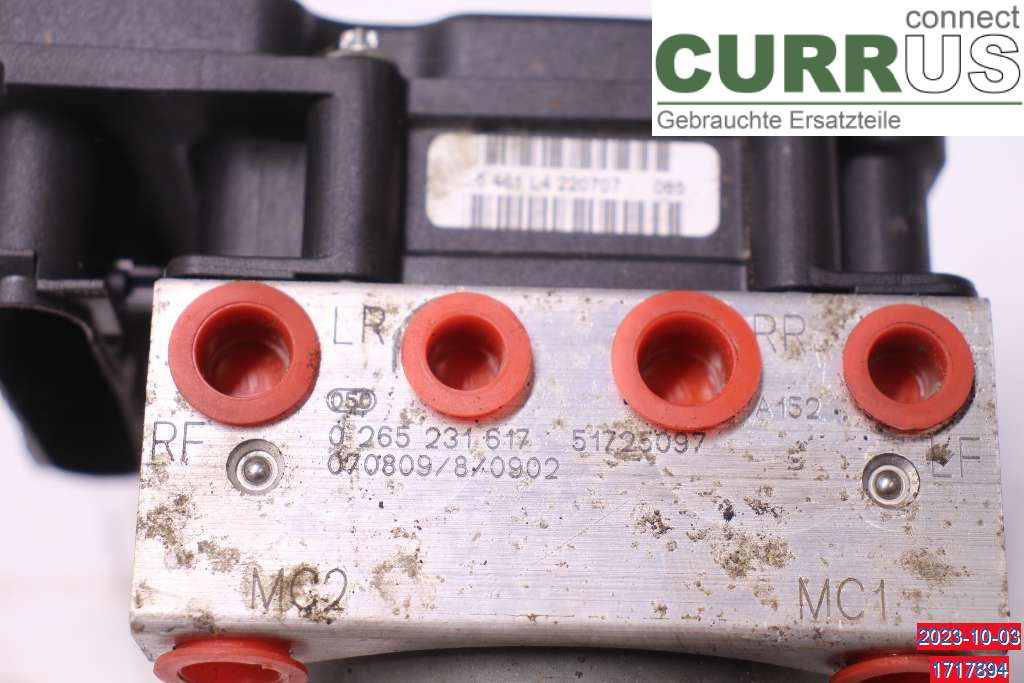 FIAT DUCATO  07-15 ABS-Hydraulikeinheit 71736988 2,3 MULTIJET