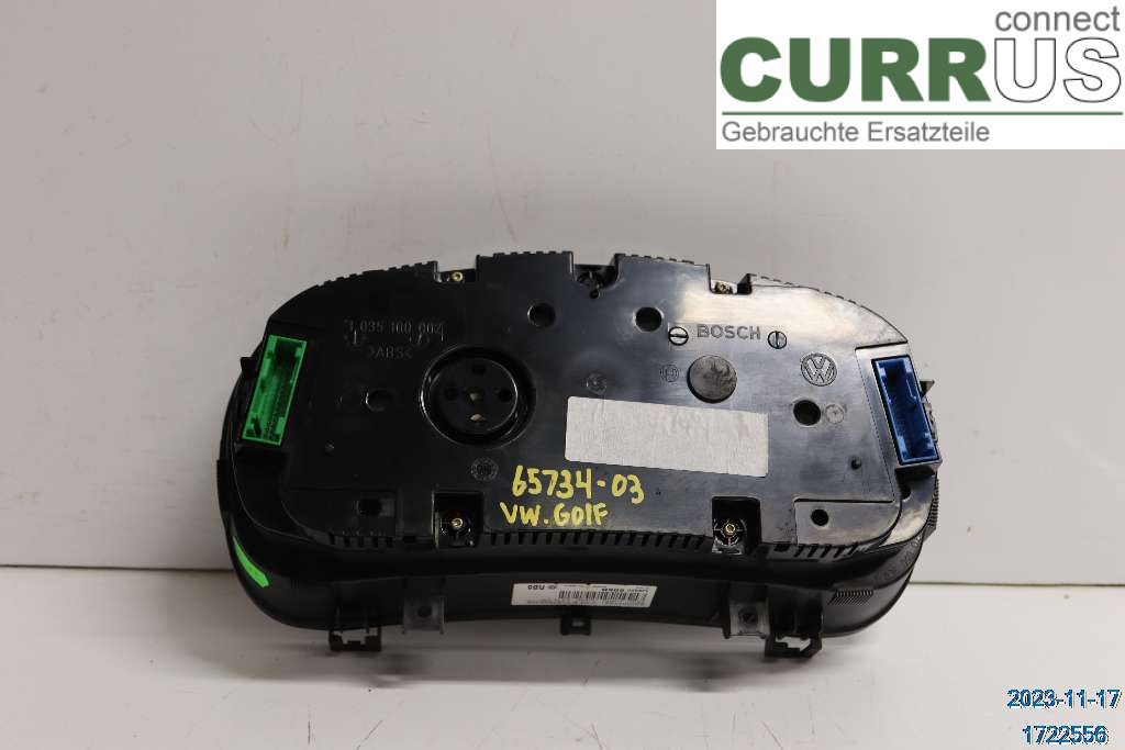 VW GOLF IV     98-06 Instrument cluster / comb 1J0920806BX BCB