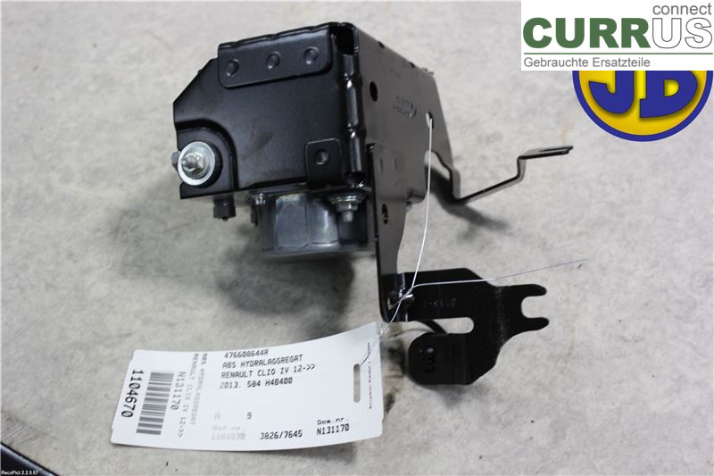 RENAULT CLIO IV   12-16 ABS Hydraulic unit 476606853R H4B400