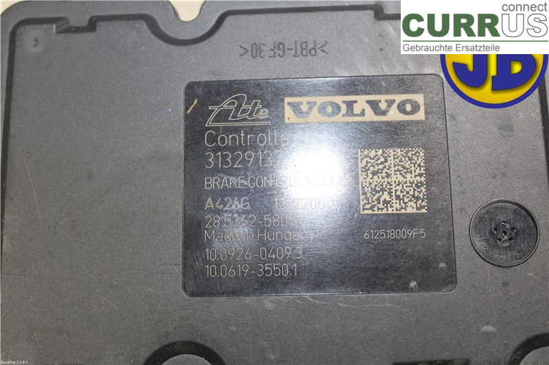 VOLVO V60  11-13 ABS Hydraulic unit 31329138 D4162T