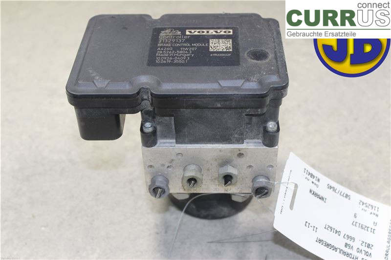VOLVO V60  11-13 ABS Hydraulic unit 31329138 D4162T