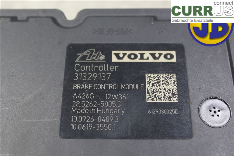 VOLVO V60  11-13 ABS Hydraulic unit 31329138 D5204T7