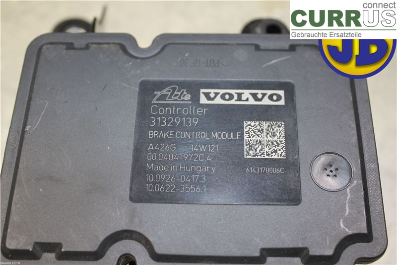VOLVO XC70  14-16 ABS Hydraulic unit 31400545 D5244T12