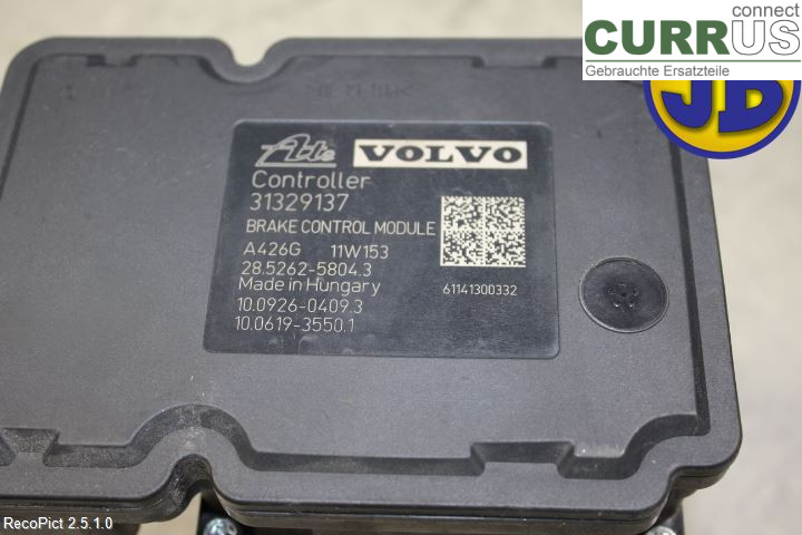 VOLVO V60  11-13 ABS Hydraulic unit 31329138 D5204T2