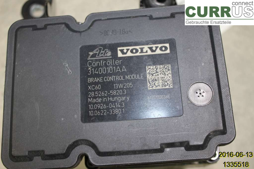 VOLVO V60  14-18 Unité hydraulique ABS 31400546 D5244T15