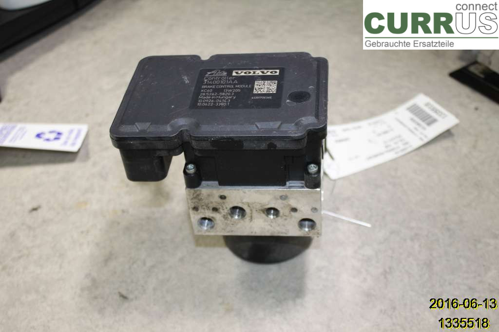 VOLVO V60  14-18 Unité hydraulique ABS 31400546 D5244T15