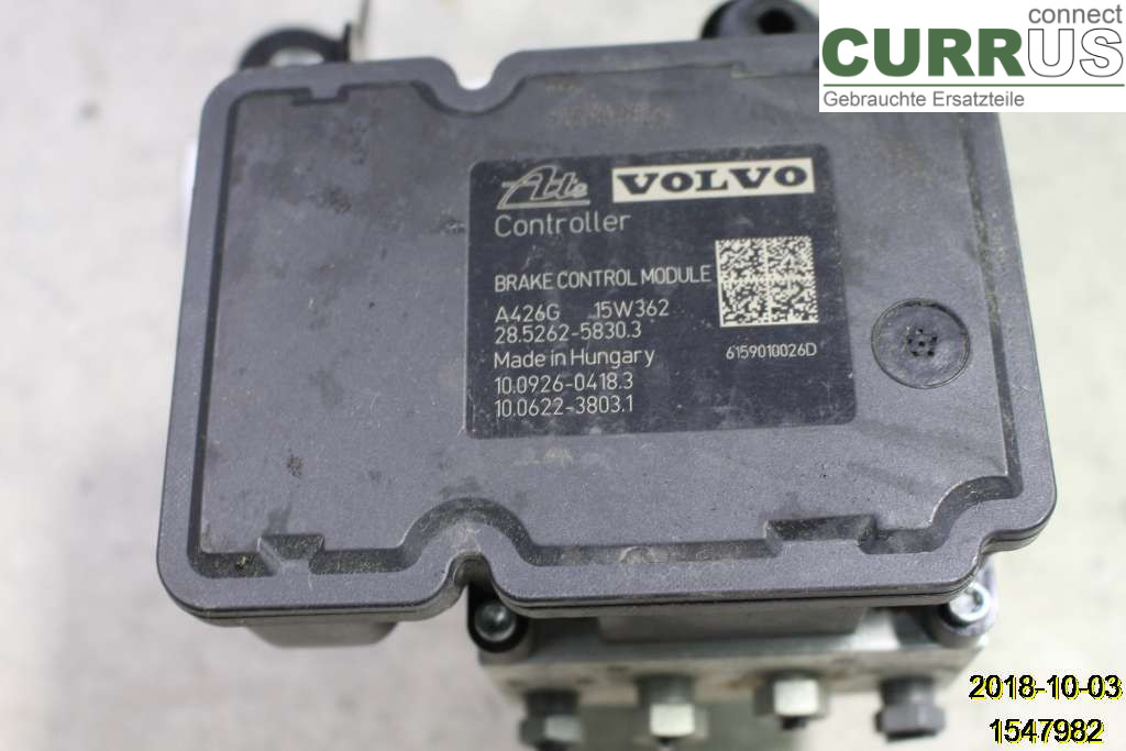 VOLVO V60  14-18 ABS Hydraulic unit 31329138 B4204T19