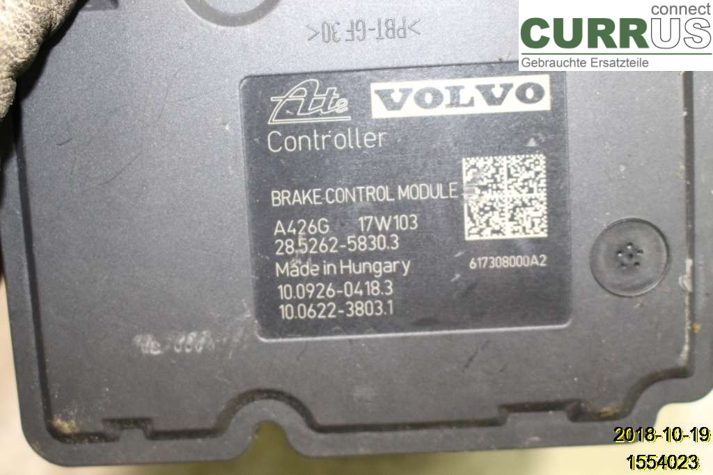 VOLVO V60  14-18 ABS Hydraulic unit 31329138 D4204T14