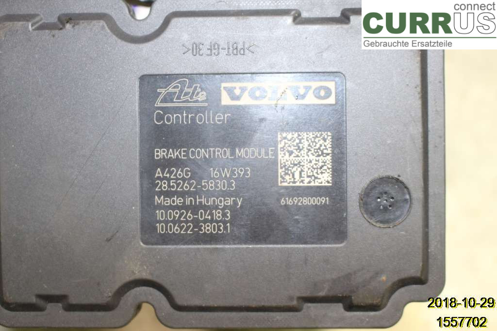 VOLVO V60  14-18 ABS Hydraulic unit 31329138 D4204T14