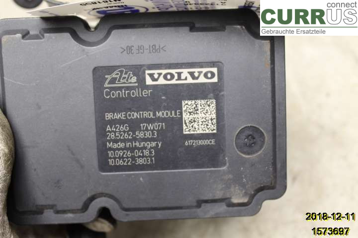 VOLVO V60 CROSS COUNTRY  16-18 ABS Hydraulic unit 31329138 D4204T14