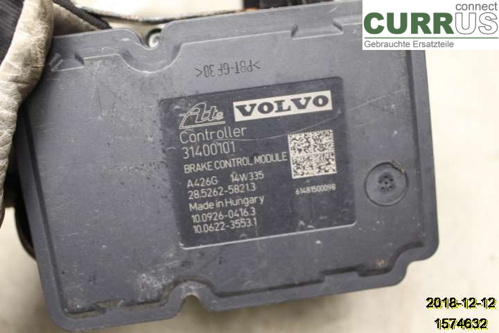 VOLVO V60  14-18 ABS Hydraulic unit 31329138 D4204T5