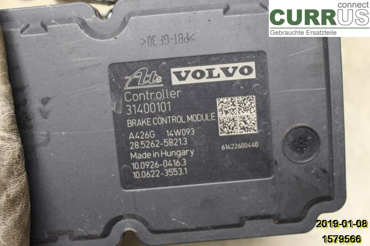 VOLVO V60  14-18 Unité hydraulique ABS 31329138 D4162T