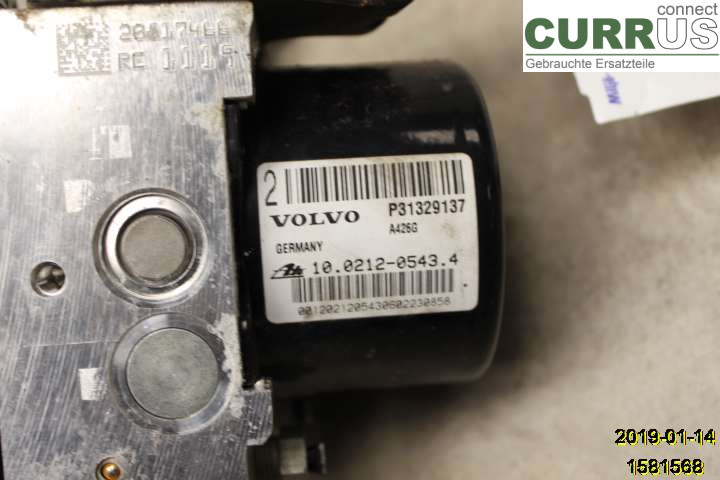 VOLVO V60  11-13 Unité hydraulique ABS 31329138 D5204T3