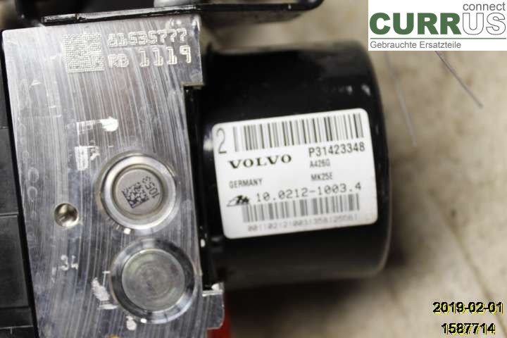 VOLVO V60  14-18 ABS Hydraulic unit 31329138 D4204T14